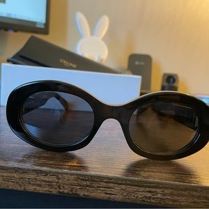 Celine Triomphe Oval Sunglasses